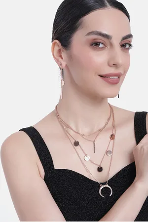 ESTELE Rose Gold Plated Jewellery Set