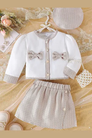 LULU & SKY Girls Shirt with Skirt