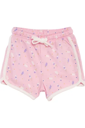 KIABI Girls Printed Pure Cotton Shorts