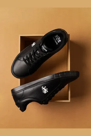 Red Tape Men Black Sneakers