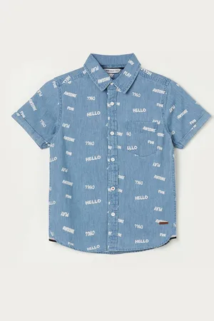 Lifestyle Boys Cotton Printed Casual Shirt