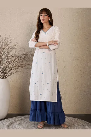 Indo Era Women Ethnic Motifs Embroidered Sequinned Kurta