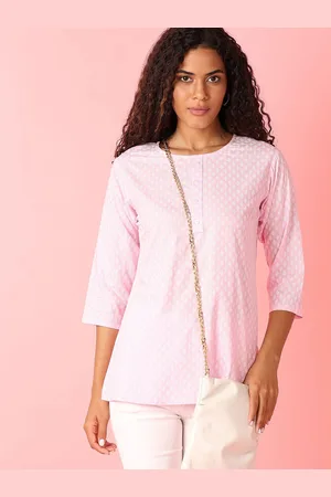 UNLIMITED Women Printed Three-Quarter Sleeves Tunic