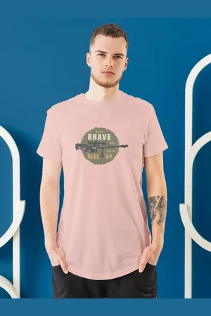 Moda Rapido Men Typography Printed Pockets T-shirt