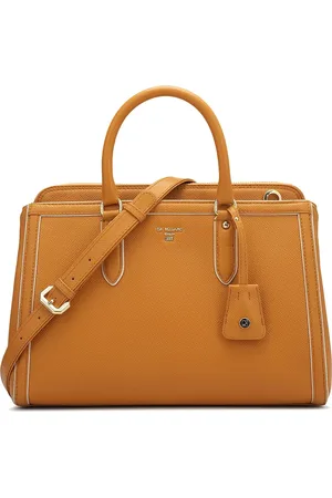 Da Milano Leather Structured Satchel