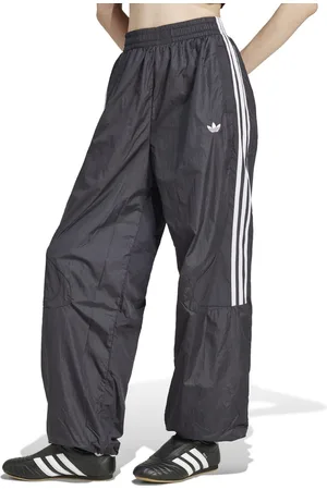 adidas Women Striped Relaxed Fit Mid-Rise Track Pant