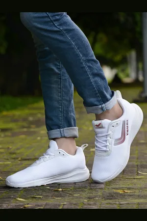 Yuuki Men White Mesh Running Shoes
