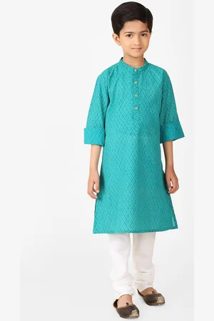 Fabindia Boys Abstract Printed Cotton Kurta