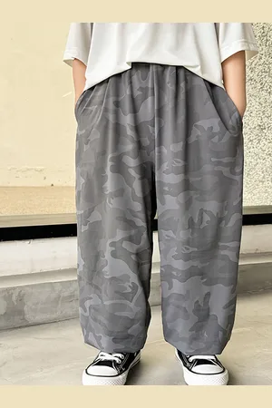 LULU & SKY Boys Printed Loose Fit Trousers