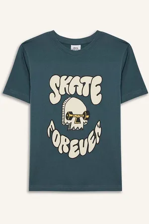 DeFacto Boys Printed Applique T-shirt