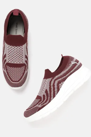 Marc Loire Women Woven Design Slip-On Sneakers