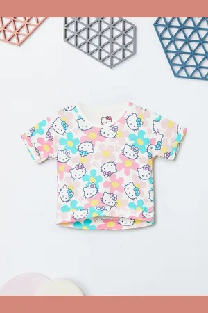 Max Collection Girls Printed T-shirt