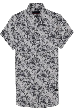 Status Quo Boys Standard Opaque Printed Casual Shirt