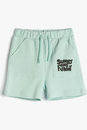 Koton Boys Mid-Rise Pure Cotton Regular Shorts