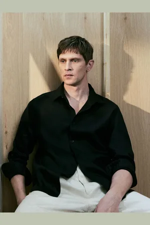 H&M Slim Fit Linen Shirt