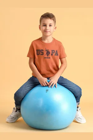 Ralph Lauren Boys Brand Logo Printed Pure Cotton T-shirt