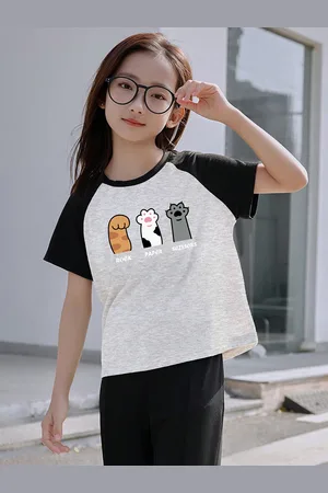 BAESD Girls Printed T-shirt