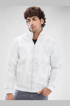SPYKAR Men Full Sleeve Regular Fit Printed Bomber Jacket