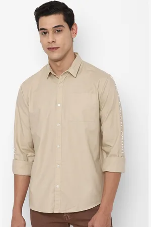 Forever 21 Men Beige Pure Cotton Casual Shirt