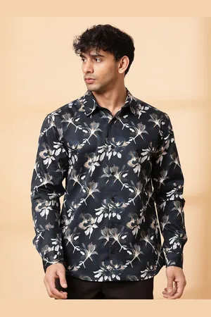 Rigo Men Floral Opaque Printed Casual Shirt