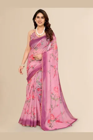 Moda Rapido Floral Zari Saree