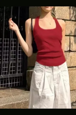 HERE&NOW Women Halter Neck Top