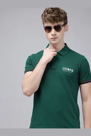 U.S. Polo Assn. Polo Collar Pure Cotton Slim Fit T-shirt