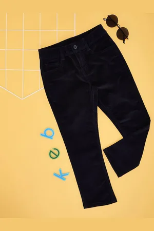 Pantaloons Boys Solid Regular Fit Trousers