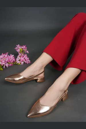 LAVIE Women Pointed Toe Party Block Sandals