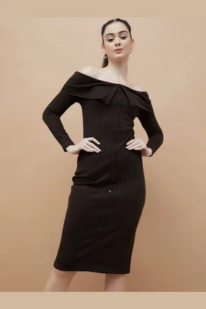 Lifestyle Women Off-Shoulder Sheath Dress