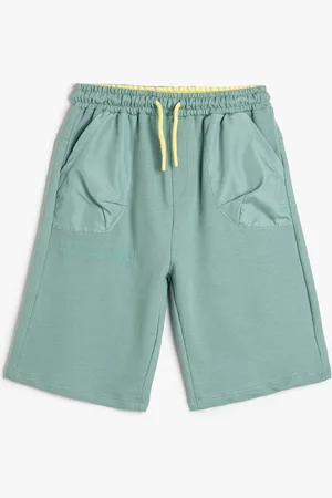 Koton Boys Mid-Rise Regular Fit Pure Cotton Shorts