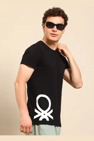 Benetton Brand Logo Printed T-shirt