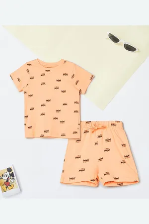 Max Collection Boys Printed T-shirt with Shorts
