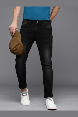 WROGN Men Black Slim Fit Light Fade Stretchable Casual Jeans
