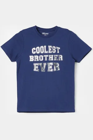 Lifestyle Boys Printed Round Neck Short Sleeves Cotton T-shirt