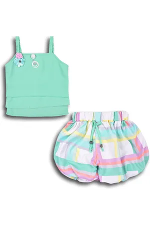 Wish Karo Girls Top with Shorts