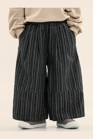 LULU & SKY Boys Loose Fit High-Rise Pleated Trousers
