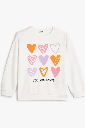 Koton Girls Printed Cotton Sweatshirt