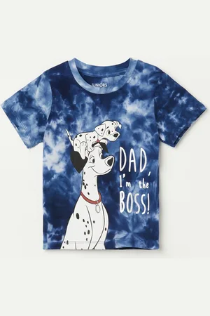 Lifestyle Boys Dyed Round Neck Cotton T-shirt