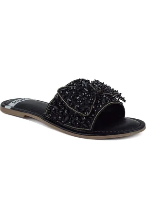 RAG & CO Women Embellished Open Toe Flats