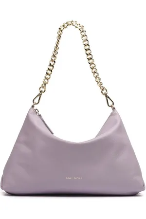 MAI SOLI Women Lavender Genuine Leather Kim Shoulder Bag