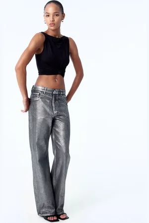 H&M Pure Cotton Wide High Jeans