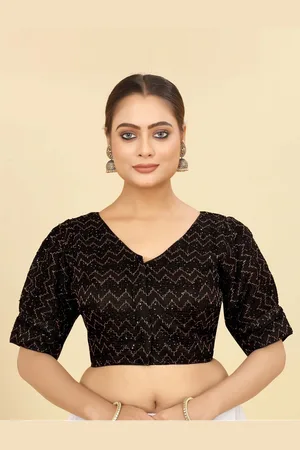 SHOPGARB Embroidered Saree Blouse