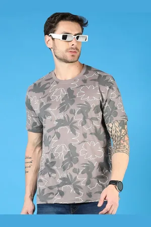 V-Mart Men Floral Printed Tropical Pockets T-shirt