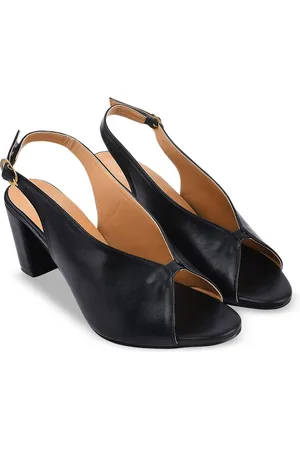 Shoetopia Girls Peep Toe Block Sandals