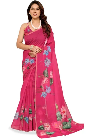 Moda Rapido Floral Zari Saree