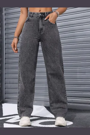 BAESD Women Comfort Wide Leg Light Fade Stretchable Jeans