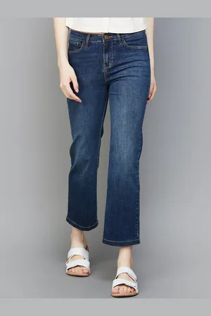 Xpose Women Comfort Wide Leg High-Rise Light Fade Stretchable Jeans