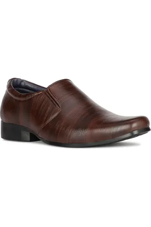 Bata Men BOSS-DOYEN E Textured Round Toe Formal Slip-On Shoes