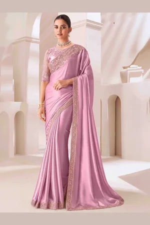 DIVASTRI Embroidered Pure Georgette Saree
